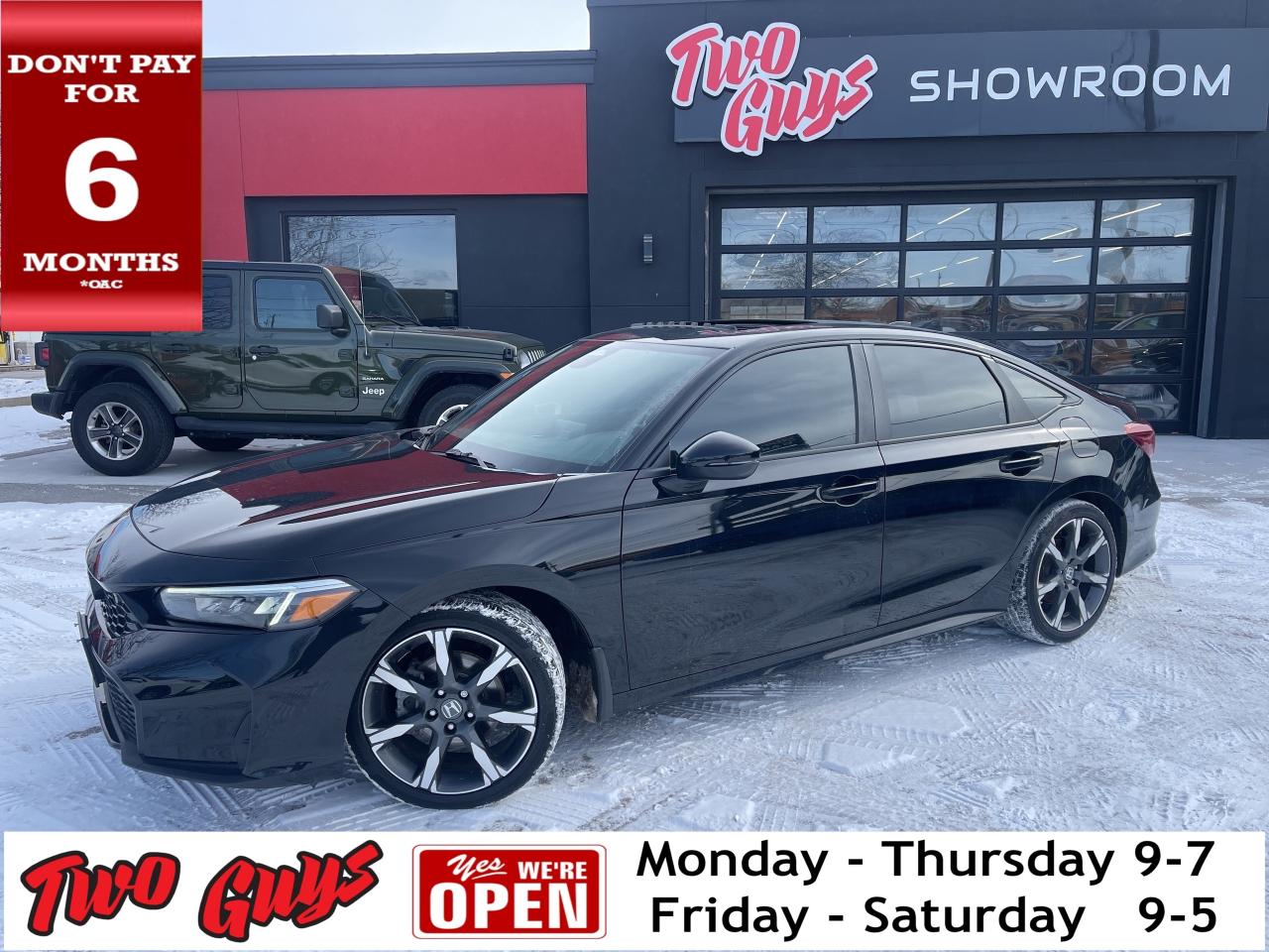 2025 Honda Civic Sedan Hybrid Sport Touring eCVT Leather Nav Sunroof Back Up Cam Photo