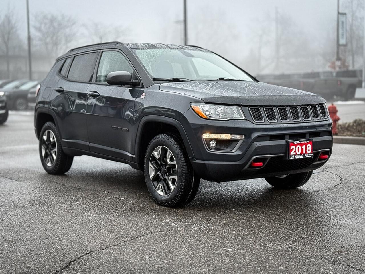 2018 Jeep Compass Trailhawk   CARPLAY   LEATHER/MESH SEATING   BACK Photo2