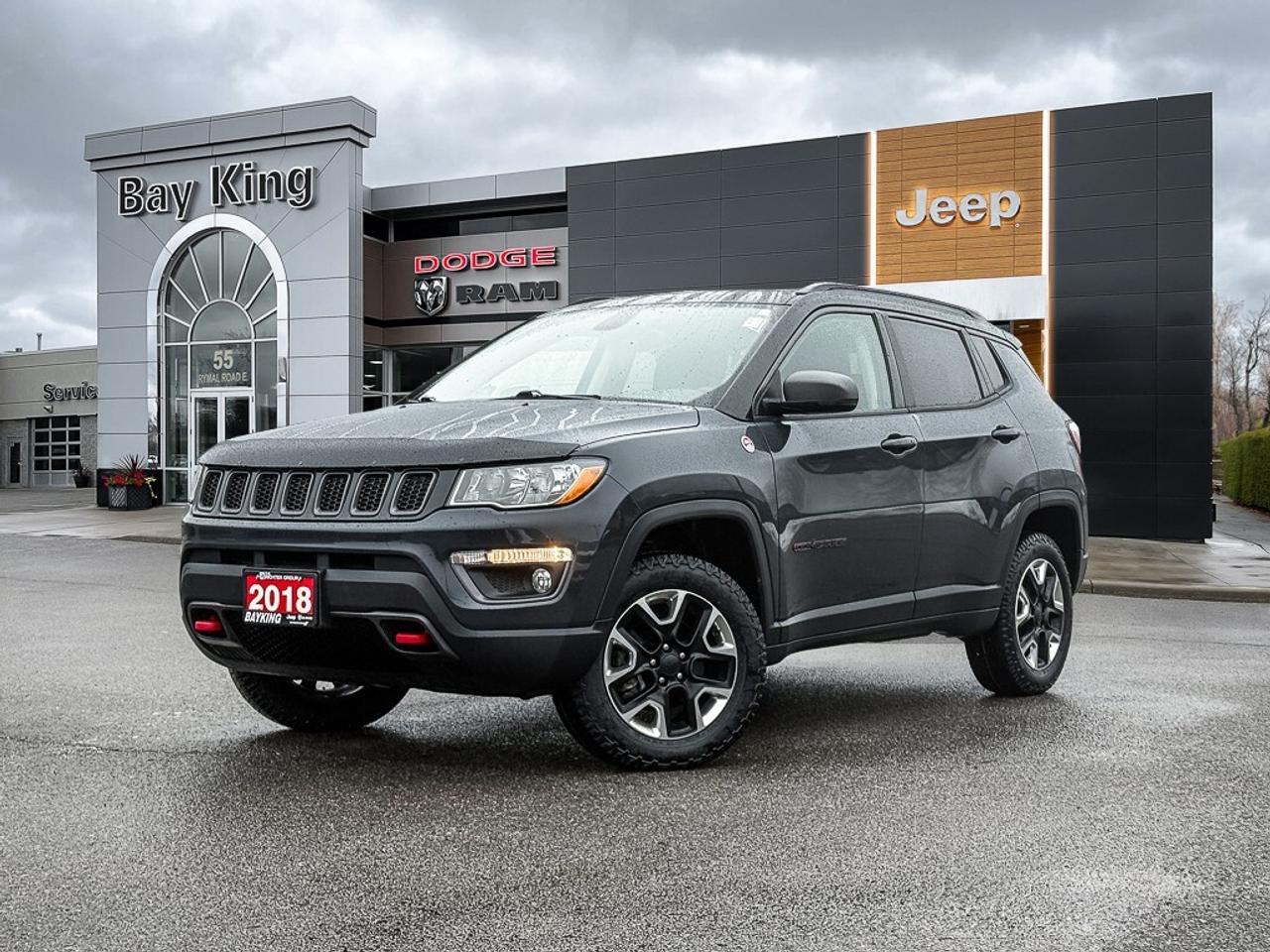 2018 Jeep Compass Trailhawk   CARPLAY   LEATHER/MESH SEATING   BACK Photo