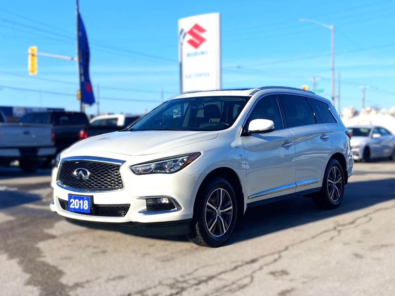 Used 2018 Infiniti QX60 AWD ~Heated Leather ~Sunroof ~Bluetooth ~Camera for sale in Barrie, ON