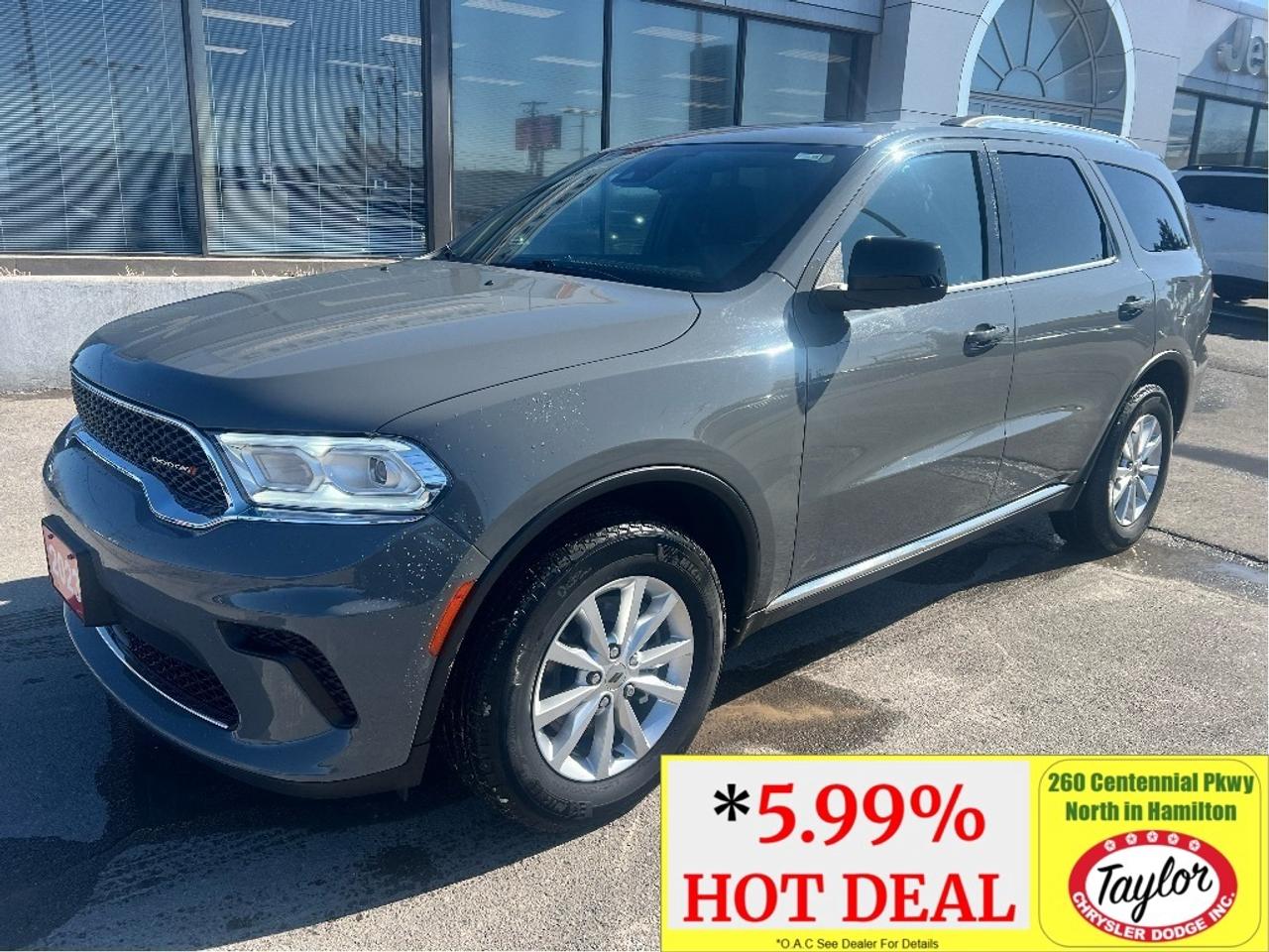 2023 Dodge Durango SXT Plus AWD V6 *SUNROOF *REMOTE START *7-PASS Photo