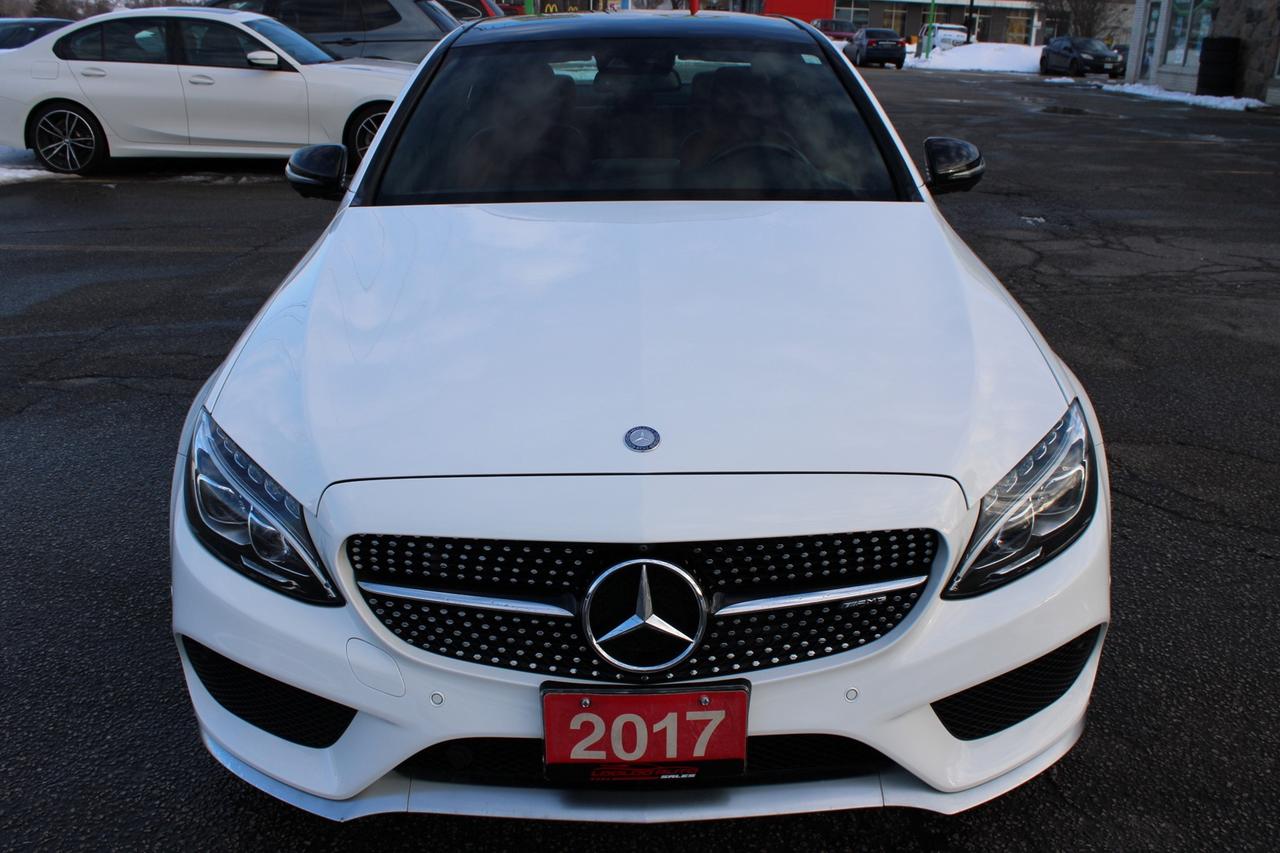 2017 Mercedes-Benz C-Class AMG C43   Burmester   Red Interior   360 Camera Photo