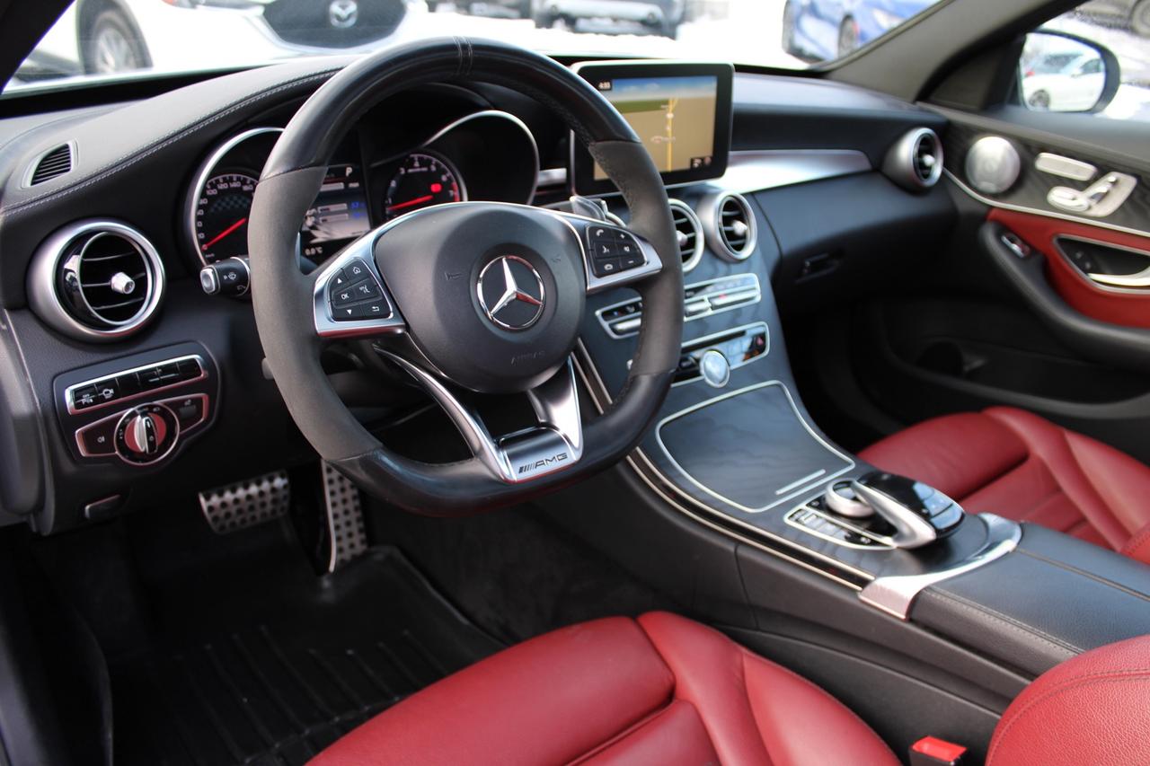 2017 Mercedes-Benz C-Class AMG C43   Burmester   Red Interior   360 Camera Photo