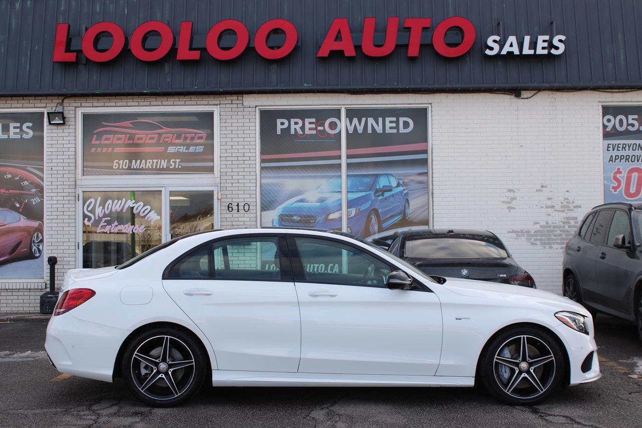 2017 Mercedes-Benz C-Class AMG C43   Burmester   Red Interior   360 Camera Photo