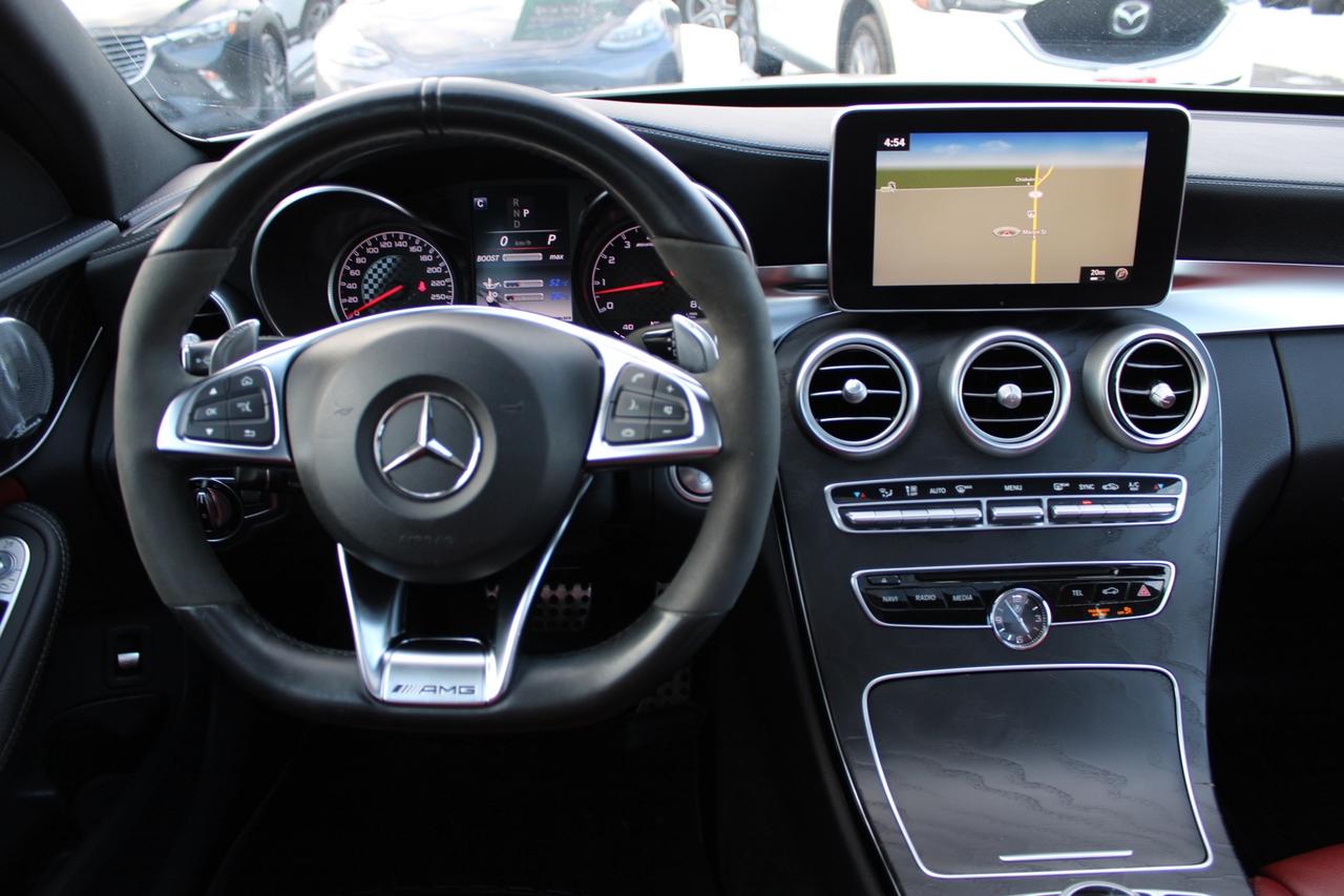 2017 Mercedes-Benz C-Class AMG C43   Burmester   Red Interior   360 Camera Photo
