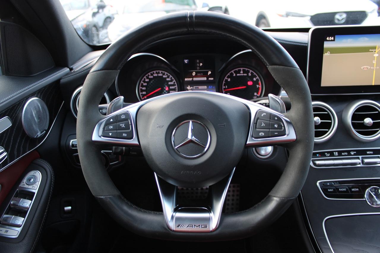 2017 Mercedes-Benz C-Class AMG C43   Burmester   Red Interior   360 Camera Photo