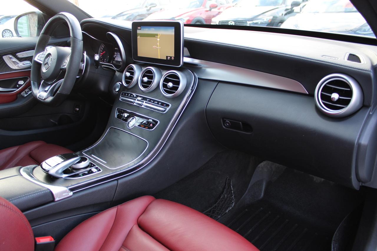 2017 Mercedes-Benz C-Class AMG C43   Burmester   Red Interior   360 Camera Photo