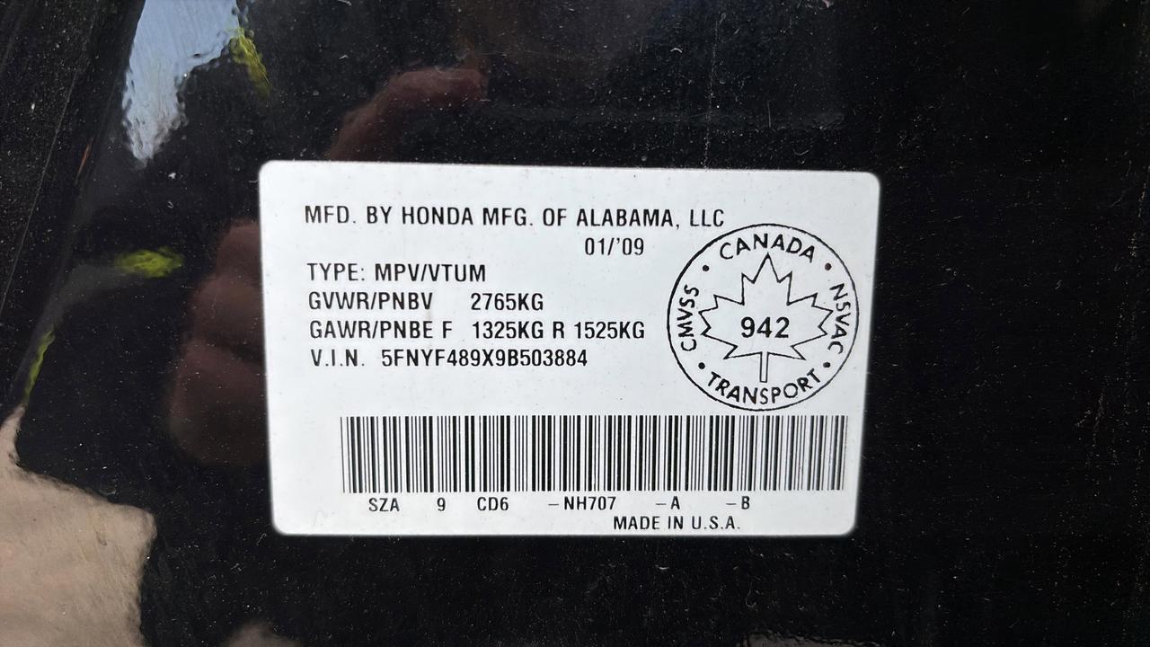 2009 Honda Pilot Touring Photo