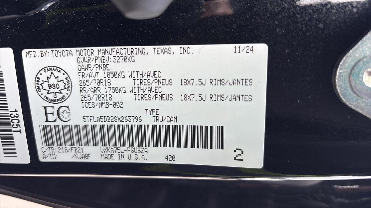 2025 Toyota Tundra SR Photo