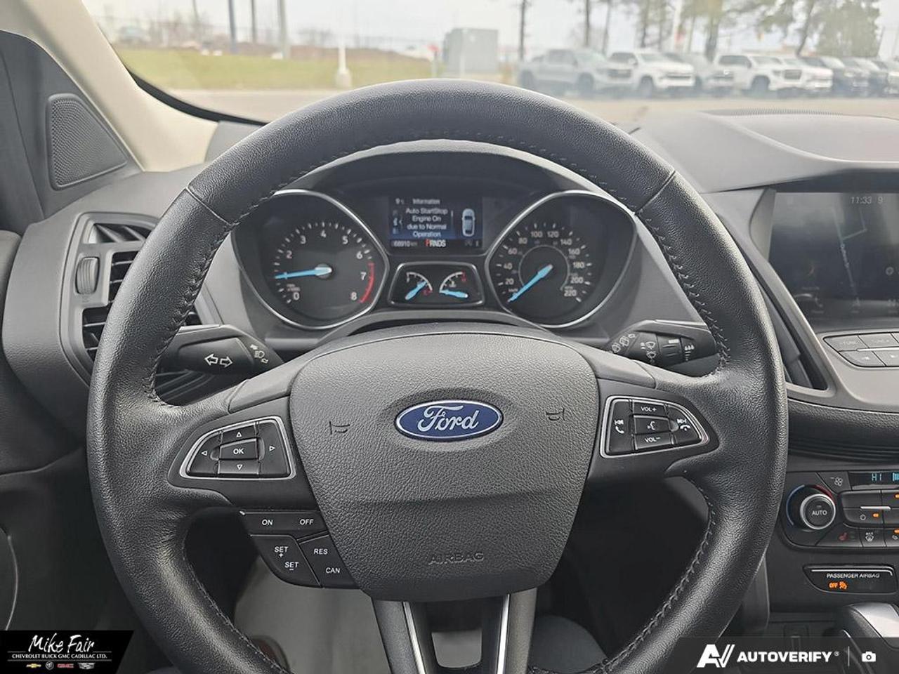 2019 Ford Escape SEL Leather Trimmed Heated Front Bucket Seats, Leather Wrapped Steerting Wheel Photo