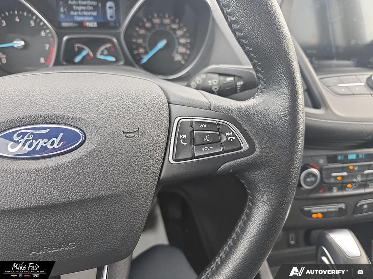 2019 Ford Escape SEL Leather Trimmed Heated Front Bucket Seats, Leather Wrapped Steerting Wheel Photo