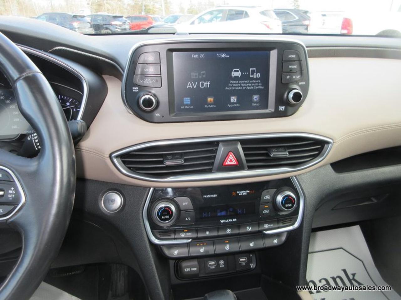 2019 Hyundai Santa Fe ALL-WHEEL DRIVE SEL-MODEL 5 PASSENGER 2.0L - TURBO.. DRIVE-MODE-SELECT.. PANORAMIC SUNROOF.. LEATHER.. HEATED SEATS & WHEEL.. Photo
