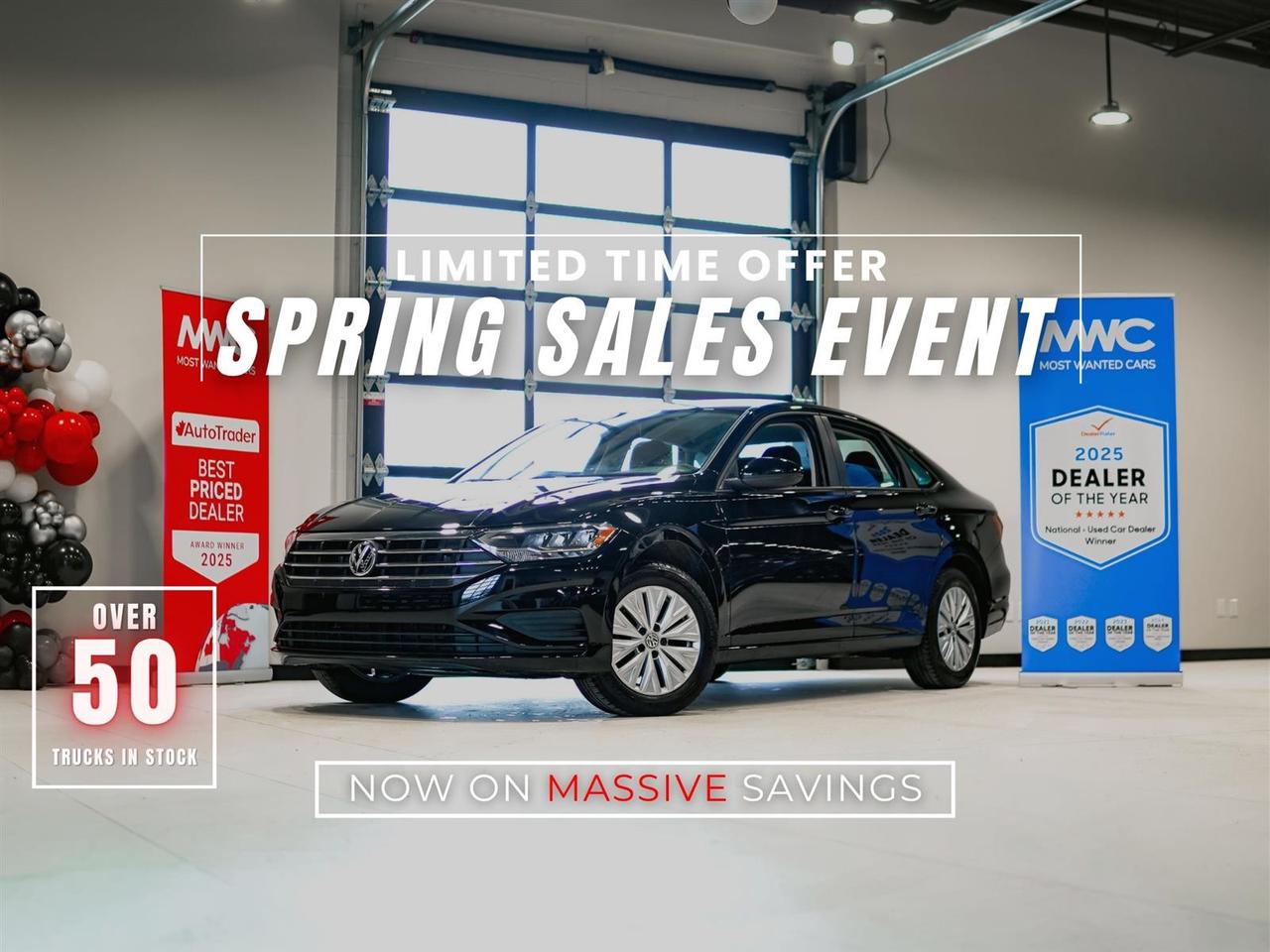 <div style=text-align: justify;><span style=font-size:14px;><span style=font-family:times new roman,times,serif;>Test drives available by appointment at our Guelph and Kitchener locations.&nbsp;Get approved in minutes with competitive rates starting at 6.46% O.A.C. This new arrival has a CLEAN CARFAX with no accidents and is also a Canadian vehicle with Volkswagen service records. High-value options included with this vehicle are; lane departure warning, adaptive cruise control, pre-collision, heated seats, app connect, back up camera, touchscreen and 16&rdquo; alloy rims, offering immense value.</span></span><br /><br />Drive with confidence&mdash;this pre-certified vehicle has had a complete brake service.<br /><br /><span style=font-size:14px;><span style=font-family:times new roman,times,serif;><strong>Why Choose Most Wanted Cars?</strong><br />At Most Wanted Cars, we&rsquo;re not just a dealership, we&rsquo;re a place where our customers send their family and friends. Since 1975, our family owned and operated business has been proud to offer the best financing options in Kitchener-Waterloo-Cambridge, Guelph, and the surrounding areas. We&rsquo;re proud to be recognized as DealerRater&rsquo;s National Winner for Used Car Dealers in 2023, 2024 & 2025, with an A+ rating from the Better Business Bureau with over 3,600 customer reviews averaging 4.9/5. Most units are one owner, accident free, clean CarProof, low km, Canadian vehicles, local vehicles, odor free and smoke free. We offer a wide selection of Certified Pre-Owned vehicles, each backed by a free CarProof report, with no liens, full safety inspected, with a multi-point inspection. All vehicles are freshly serviced with an oil change and units can be vehicle detailed upon request, ensuring they&rsquo;re ready for the road. Many of our vehicles are dealer serviced and include the balance of factory warranty for added peace of mind. Every vehicle is thoroughly reconditioned and presented in excellent condition, because at Most Wanted Cars you deserve nothing less!<br />To serve you better, we have two convenient locations:<br />&nbsp;</span></span></div><ol><li style=text-align: justify;><span style=font-size:14px;><span style=font-family:times new roman,times,serif;><strong>600 Elmira Rd N, Guelph &ndash; 519 822 2227</strong></span></span></li><li style=text-align: justify;><span style=font-size:14px;><span style=font-family:times new roman,times,serif;><strong>1620 King Street East, Kitchener &ndash; 519 772 3040</strong></span></span></li></ol><div style=text-align: justify;><span style=font-size:14px;><span style=font-family:times new roman,times,serif;>&nbsp;<br />Visit us at <a href=http://www.mostwantedcars.ca/>www.mostwantedcars.ca</a> to explore our full inventory and complete an easy online finance application for exclusive online preferred rates. Interest rates offered as low as 6.46% on approved credit.<br /><em>Note: Prices listed are available for financing purchases only, with approved credit. The cash price is $975 more for other payment methods. Taxes and licensing are not included in the listed price.</em><br />&nbsp;<br />Most Wanted Cars also provides additional protection options at exclusive pricing, including the Fresh Start Platinum Package, rust protection, ceramic coating, gap insurance, extended warranties, walk-away insurance, and road hazard protection, among others. For more details, please consult with your sales representative.</span></span></div>