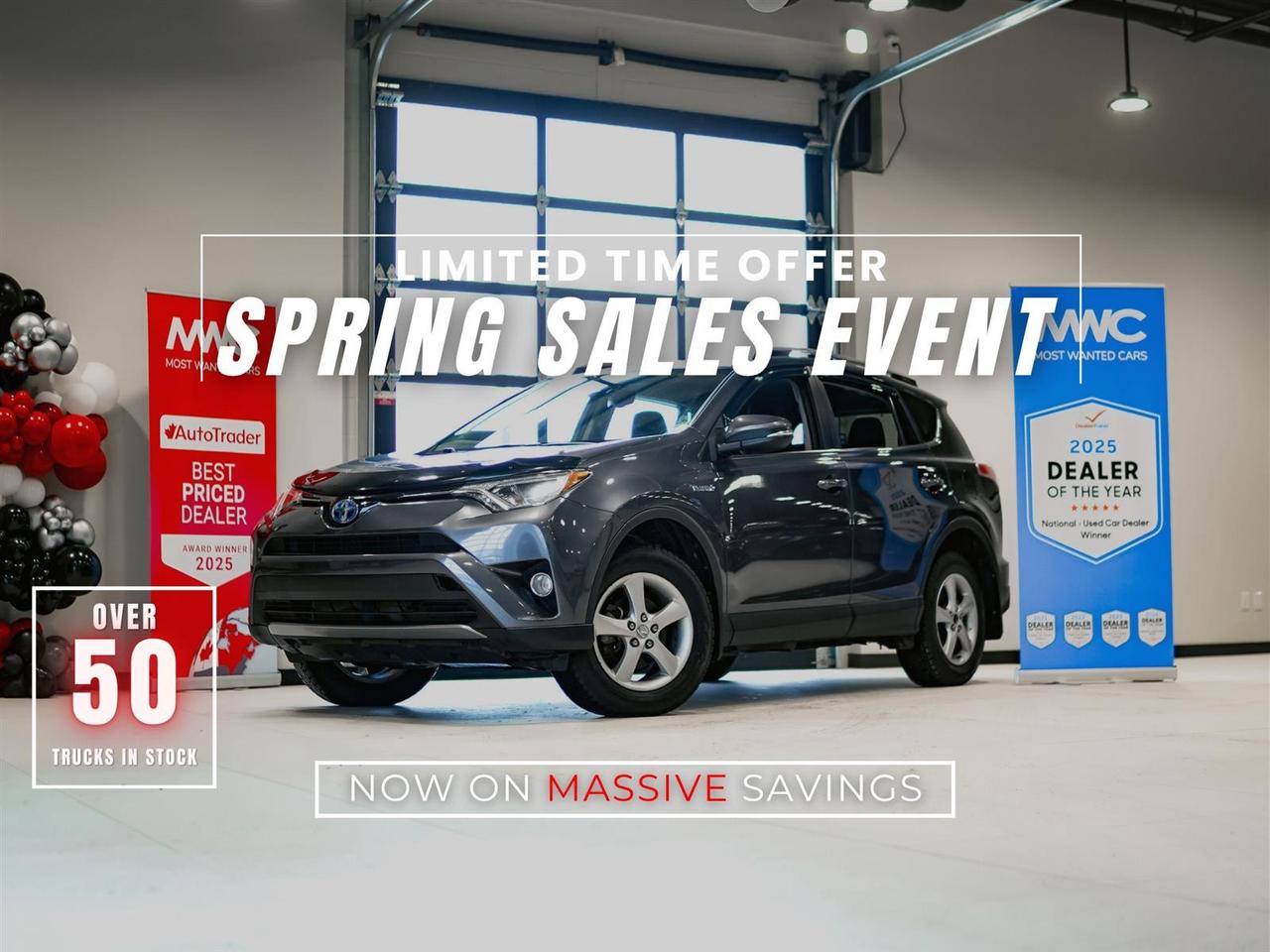 2018 Toyota RAV4 Hybrid LE+ HYBRID | NO ACCIDENTS | TOYOTA SERVICED Photo0