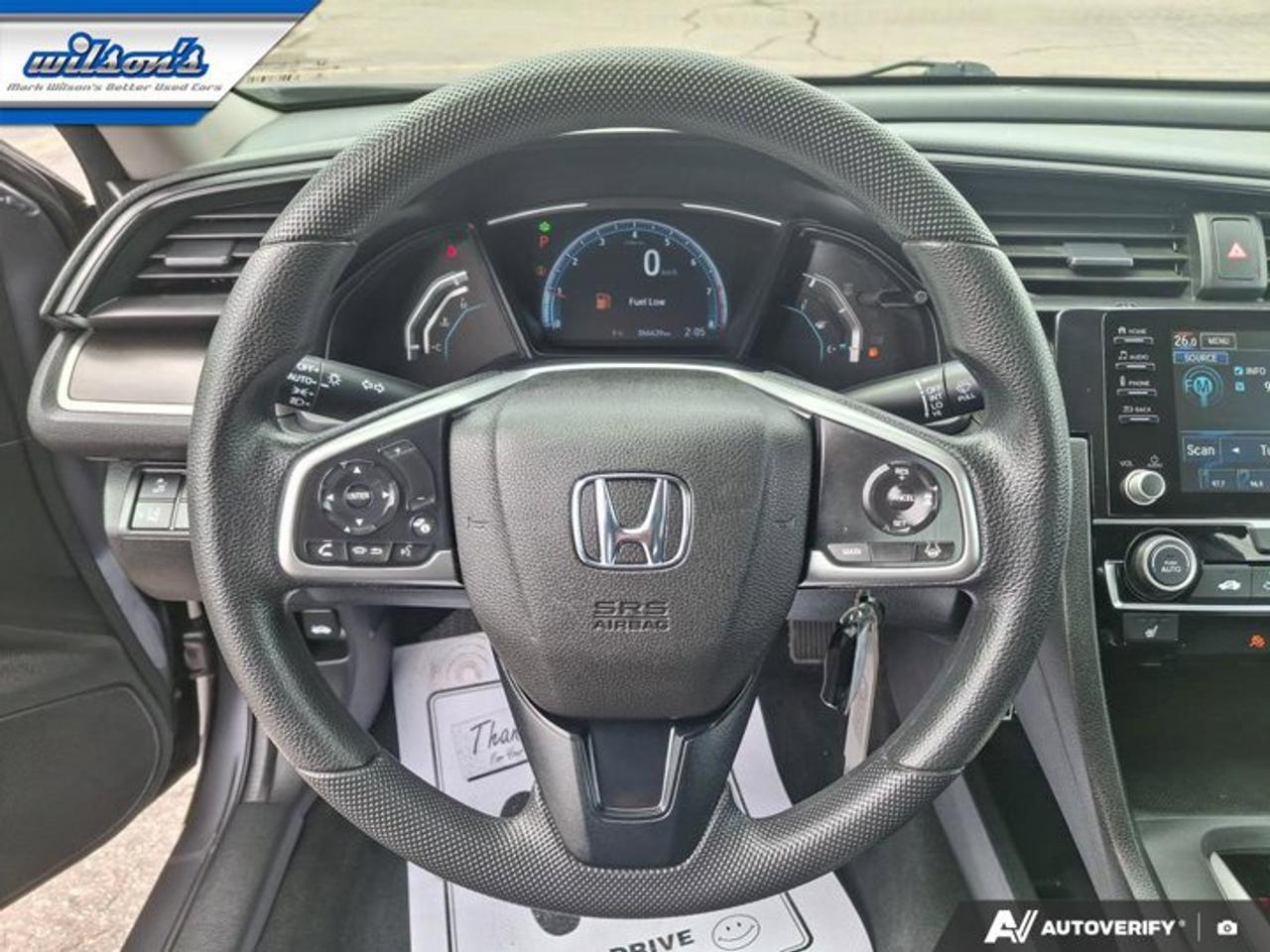 2021 Honda Civic Sedan LX | Carplay + Android Auto | Heated Seats | Adaptive Cruise Control | Lane Departure and More ! Photo