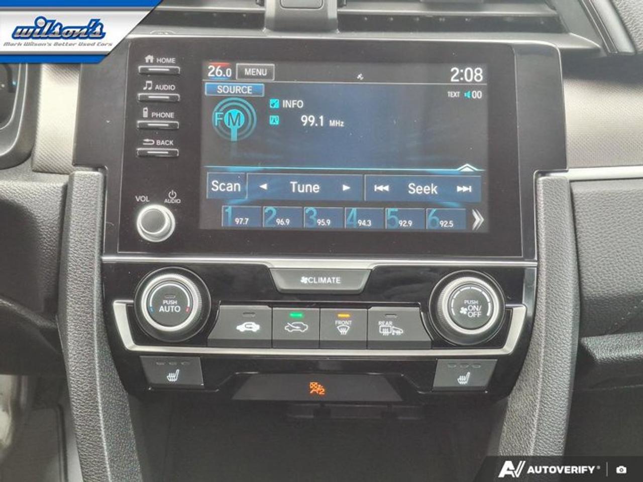 2021 Honda Civic Sedan LX | Carplay + Android Auto | Heated Seats | Adaptive Cruise Control | Lane Departure and More ! Photo