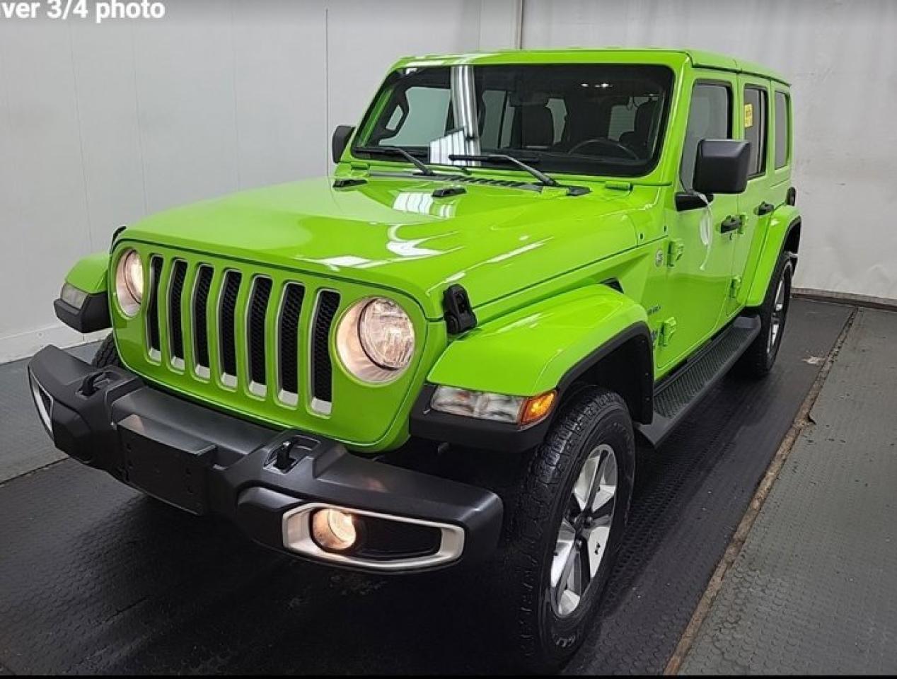 2021 Jeep Wrangler Unlimited Sahara 4X4 | Gecko Pearl | Leather | Nav | Heated Wheel + Seats | Remote Start | and More! Photo