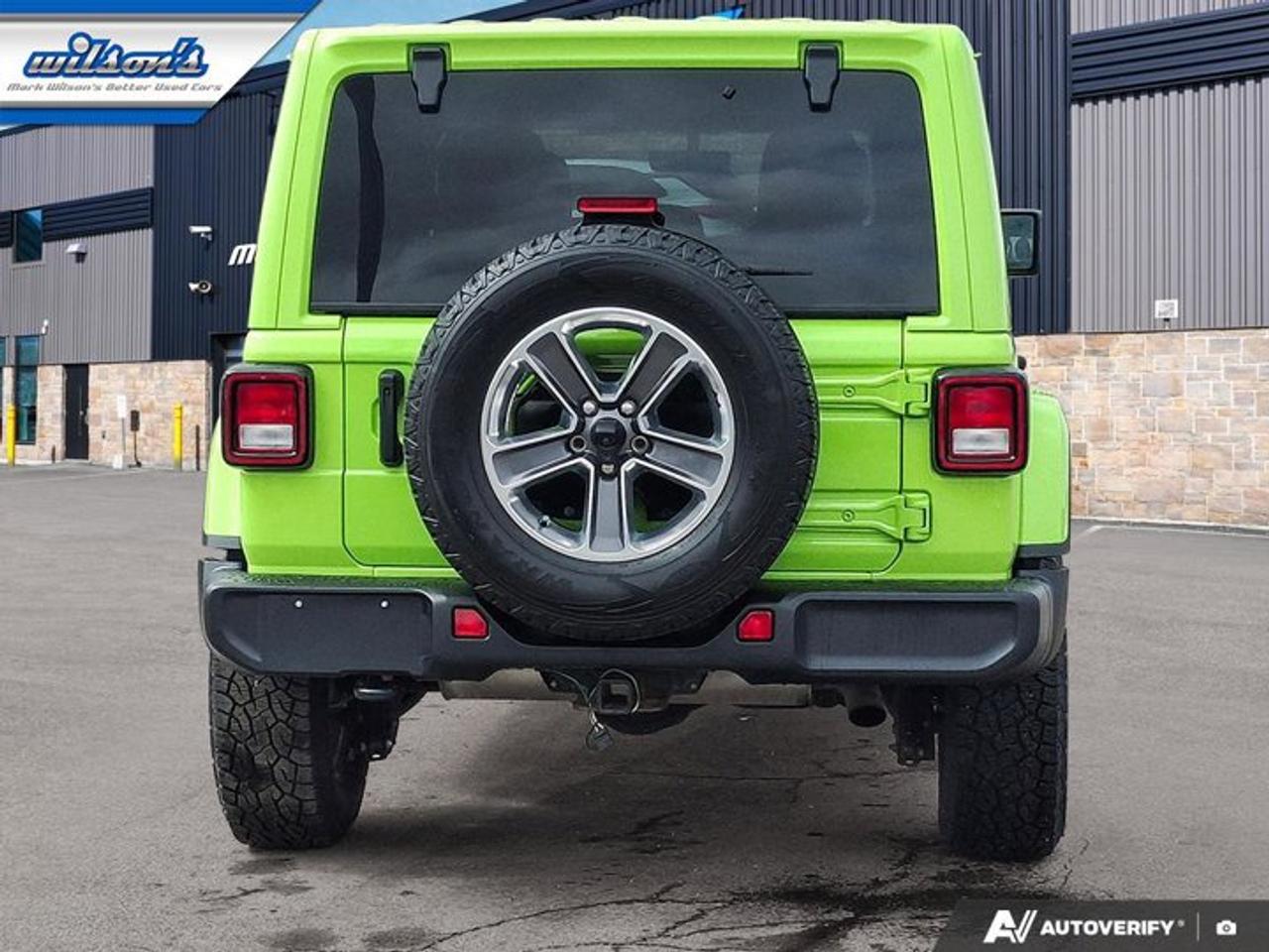 2021 Jeep Wrangler Unlimited Sahara 4X4 | Gecko Pearl | Leather | Nav | Heated Wheel + Seats | Remote Start | and More! Photo3