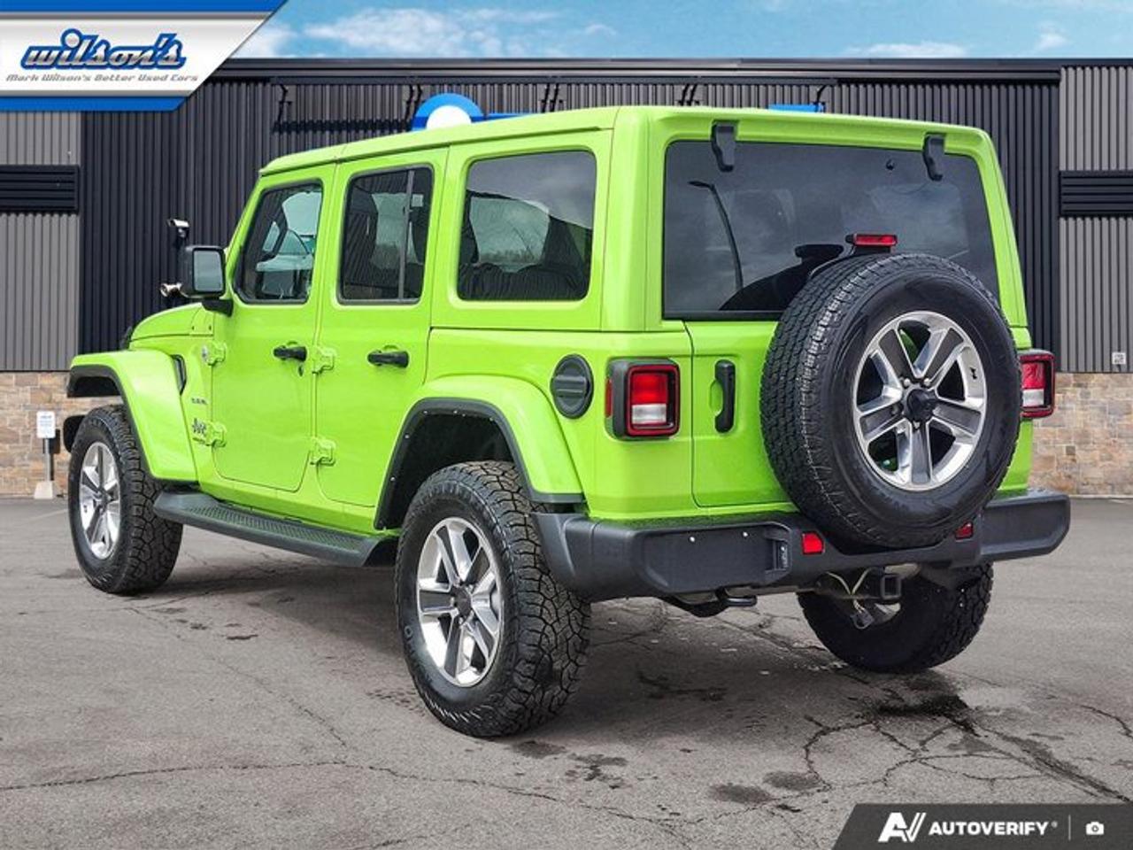 2021 Jeep Wrangler Unlimited Sahara 4X4 | Gecko Pearl | Leather | Nav | Heated Wheel + Seats | Remote Start | and More! Photo