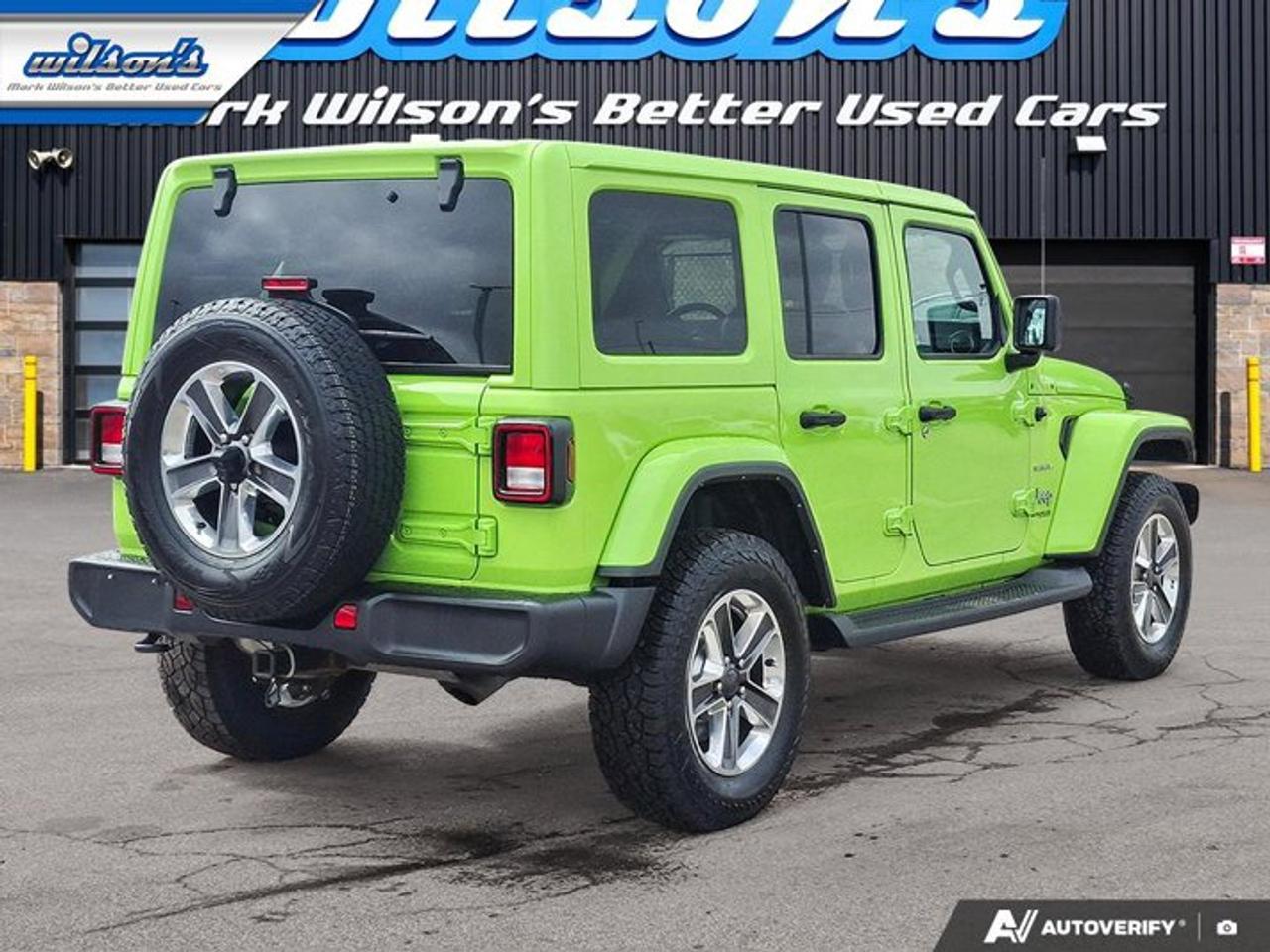 2021 Jeep Wrangler Unlimited Sahara 4X4 | Gecko Pearl | Leather | Nav | Heated Wheel + Seats | Remote Start | and More! Photo4