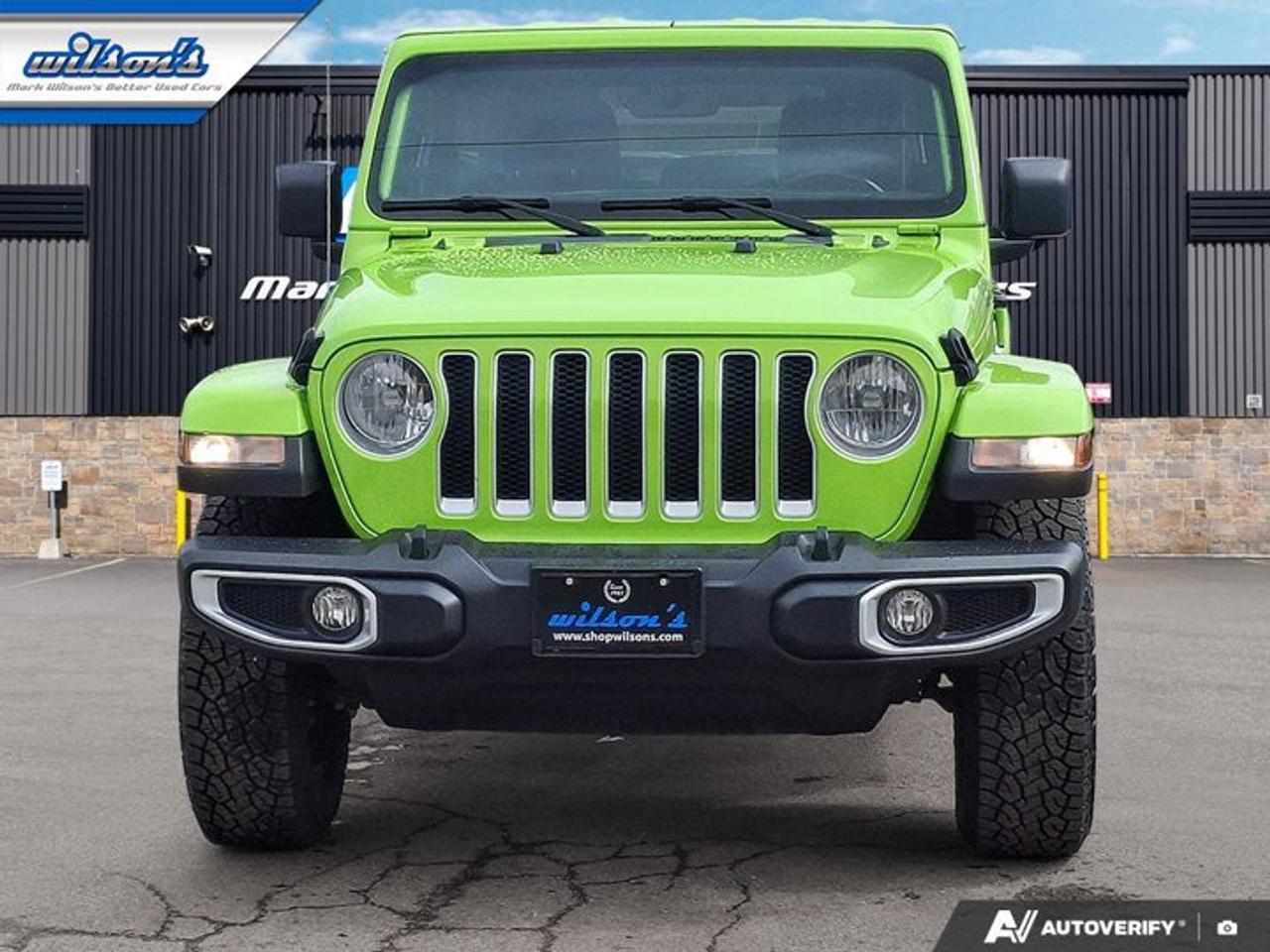 2021 Jeep Wrangler Unlimited Sahara 4X4 | Gecko Pearl | Leather | Nav | Heated Wheel + Seats | Remote Start | and More! Photo