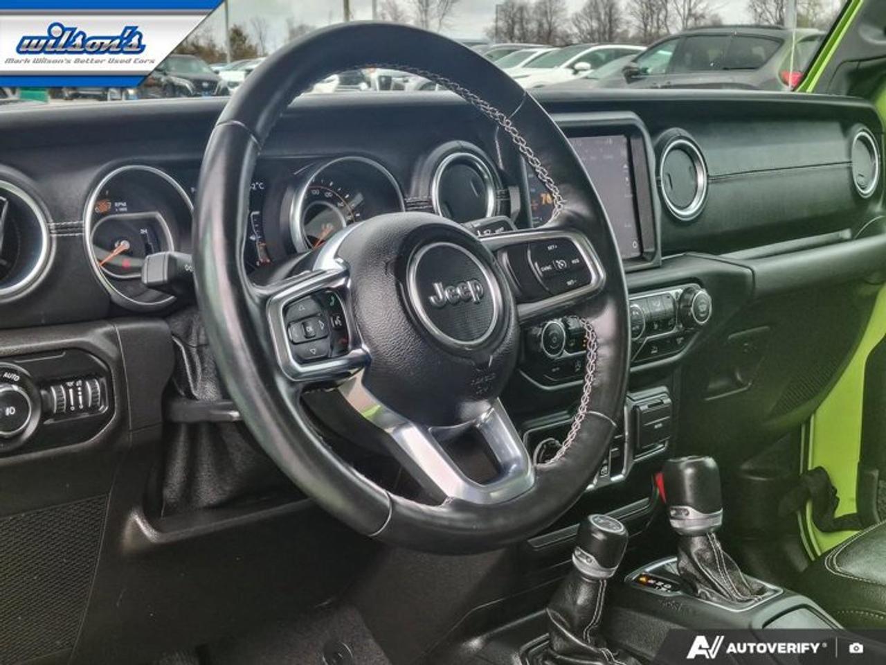 2021 Jeep Wrangler Unlimited Sahara 4X4 | Gecko Pearl | Leather | Nav | Heated Wheel + Seats | Remote Start | and More! Photo