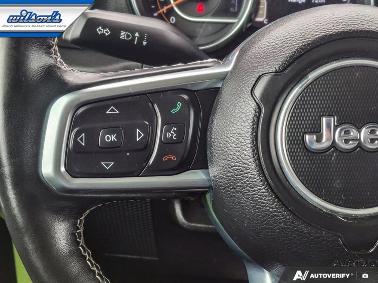 2021 Jeep Wrangler Unlimited Sahara 4X4 | Gecko Pearl | Leather | Nav | Heated Wheel + Seats | Remote Start | and More! Photo