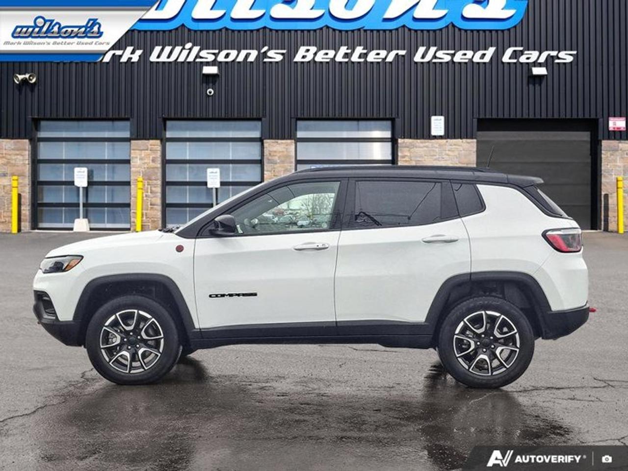 2024 Jeep Compass Trailhawk 4WD | Leather Trim | Sunroof | BSM | Heated Seats + Steering | Remote Start | and More ! Photo
