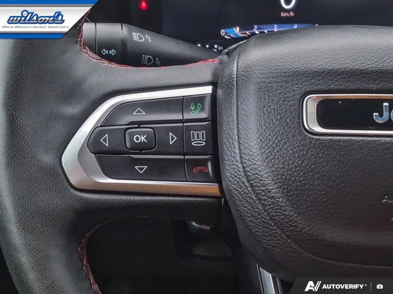 2024 Jeep Compass Trailhawk 4WD | Leather Trim | Sunroof | BSM | Heated Seats + Steering | Remote Start | and More ! Photo