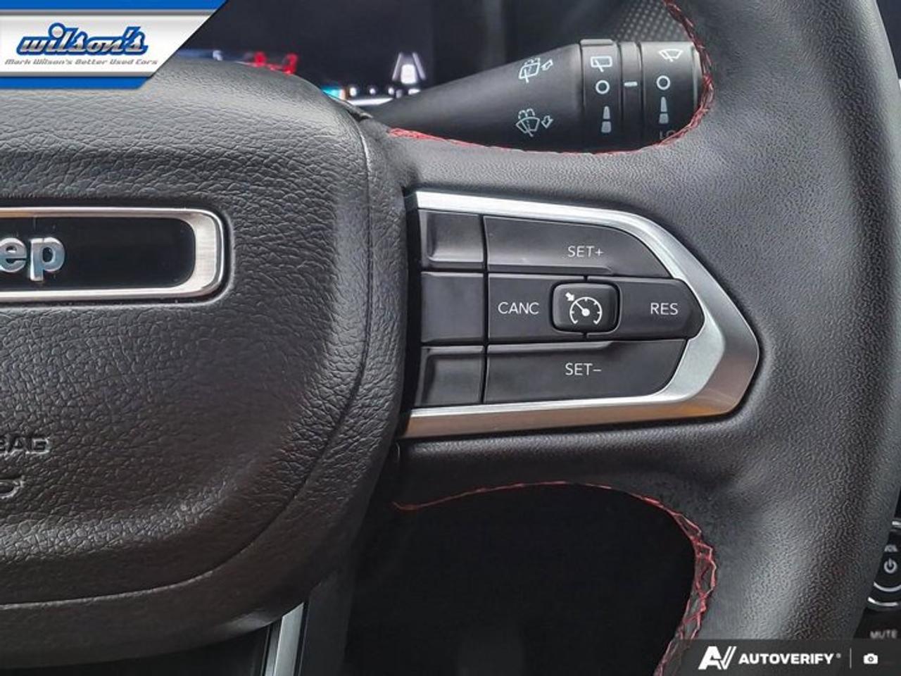 2024 Jeep Compass Trailhawk 4WD | Leather Trim | Sunroof | BSM | Heated Seats + Steering | Remote Start | and More ! Photo