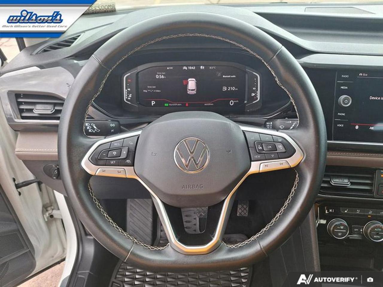 2024 Volkswagen Taos Highline AWD | Leather | Sunroof | Nav | 19" Wheels | Adaptive Cruise | Heated Wheel | and More ! Photo