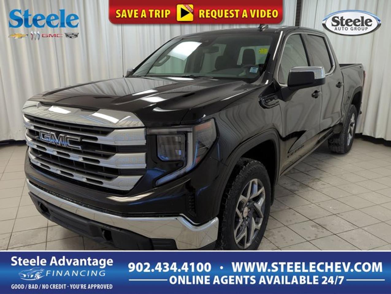 Meet the 2026 GMC Sierra 1500 SLE at Steele Chevrolet Buick GMC in Dartmouth, ready to bring confident V8 power and true truck capability to your day. Finished in black with a black interior, this 4-door pickup keeps a clean, purposeful look that suits work, weekends, and everything in between. With 4-wheel drive and an automatic transmission, it is set up for changing Atlantic weather and mixed road conditions.Under the hood, the 5.3 L gas V8 delivers the kind of steady strength Sierra owners count on. Whether you are heading to a job site, hauling gear, or planning a getaway outside the city, this Sierra 1500 SLE is built to handle real tasks while keeping the drive smooth and controlled. Tow/Haul Mode adds extra confidence when you are pulling a trailer or carrying heavier loads, helping the truck feel composed when it matters most.TRUCK FEATURES4-wheel drive for confident tractionTow/Haul Mode for controlled towingOff-road suspension for rougher routesSpare tire onboard for added readinessADVANCED SAFETY FEATURES4-wheel drive helps in poor conditionsStable handling from off-road suspension tuningConfident braking feel with truck stanceClear outward visibility from pickup designPERFORMANCE AND EFFICIENCY5.3 L gas V8 powerAutomatic transmission for smooth shiftingTow/Haul Mode for heavy loadsOff-road suspension for better controlCOMFORT AND CONVENIENCEFour full doors for easy accessAutomatic transmission reduces driver workloadPractical cabin layout for daily useBlack interior with clean, simple styleTECHNOLOGY AND CONNECTIVITYTow/Haul Mode supports smarter drivingClear, easy-to-reach driver controlsAutomatic transmission with simple operationTruck-focused displays support key informationCARGO SPACEPickup bed ready for bulky gearFour-door cabin adds interior storageSpare tire stored for space efficiencyStrong hauling focus for daily tasksWHAT OTHER OWNERS LIKEV8 power for confident passing4-wheel drive in winter weatherTow/Haul Mode when towing trailersOff-road suspension on rough roadsThis 2026 GMC Sierra 1500 SLEs VIN is: 3GTUUBED7TG256911.