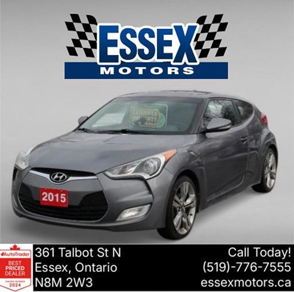 2015 Hyundai Veloster w/Tech*Heated Seats*Moon Roof*Rear Cam*Navigation - Photo #1