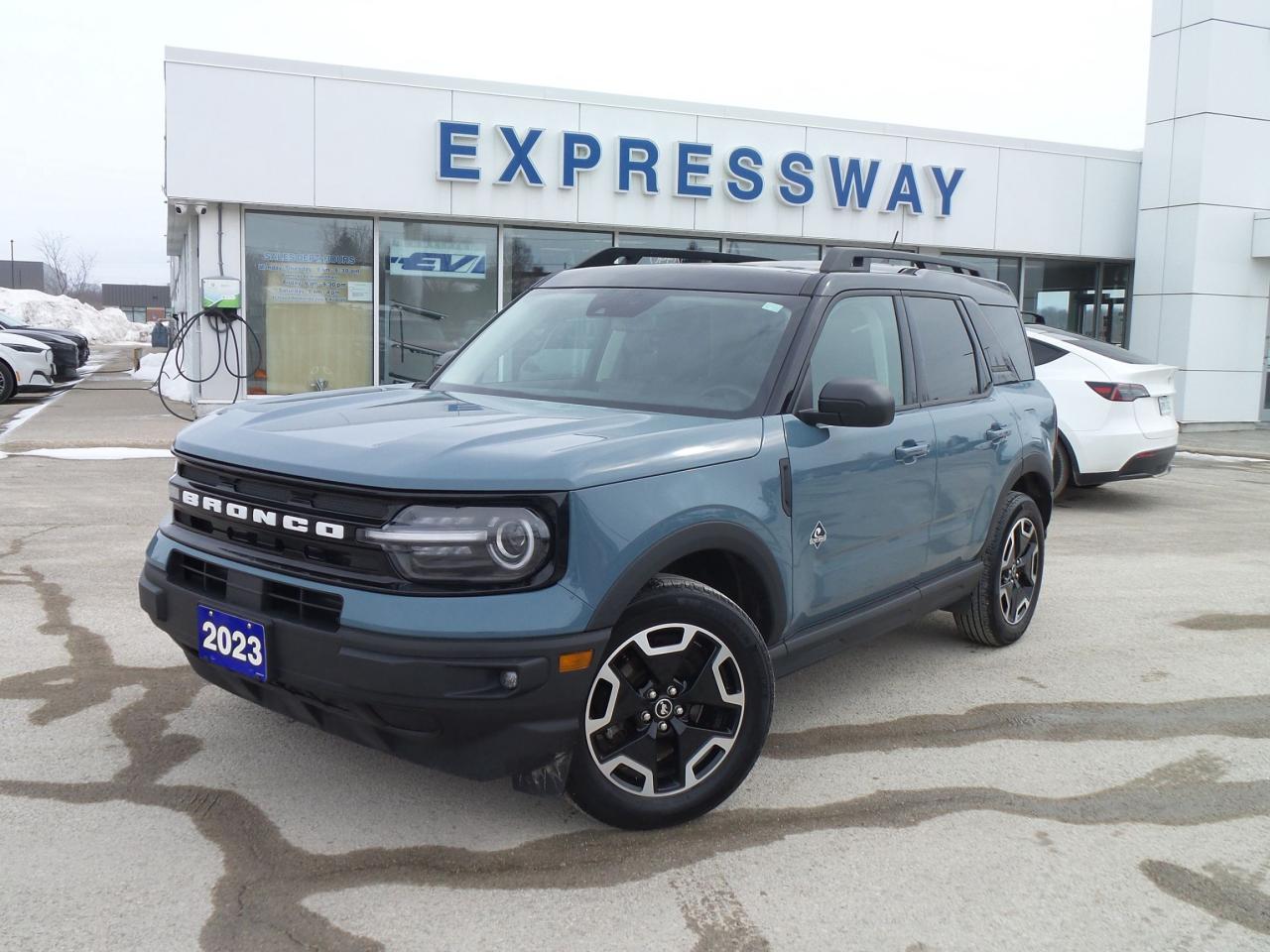 Used 2023 Ford Bronco Sport OUTERBANKS, COPILOT, 1 OWNER, EXPRESSWAY SERVICED! for sale in New Hamburg, ON