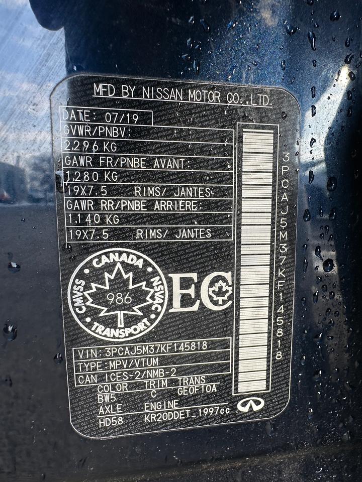 2019 Infiniti QX50 LUXE Photo