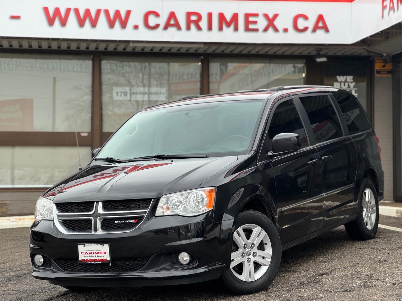 Great Condition Dodge Grand Caravan Crew Plus! Equipped with Leather, DVD, Navigation, Heated Seats, Heated Steering, Back up Camera, Power Sliding Doors, Power Tailgate, Power Seats, Smart Key with Push Button Start, Remote Start, Fog Lights, Alloy Wheels