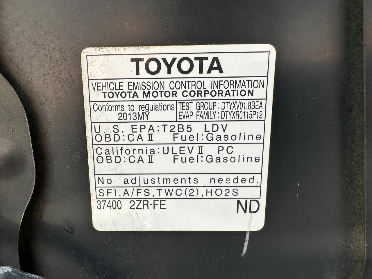 2013 Toyota Corolla CE Heated-Leather Sunroof Bluetooth AC FM CDPlayer Photo