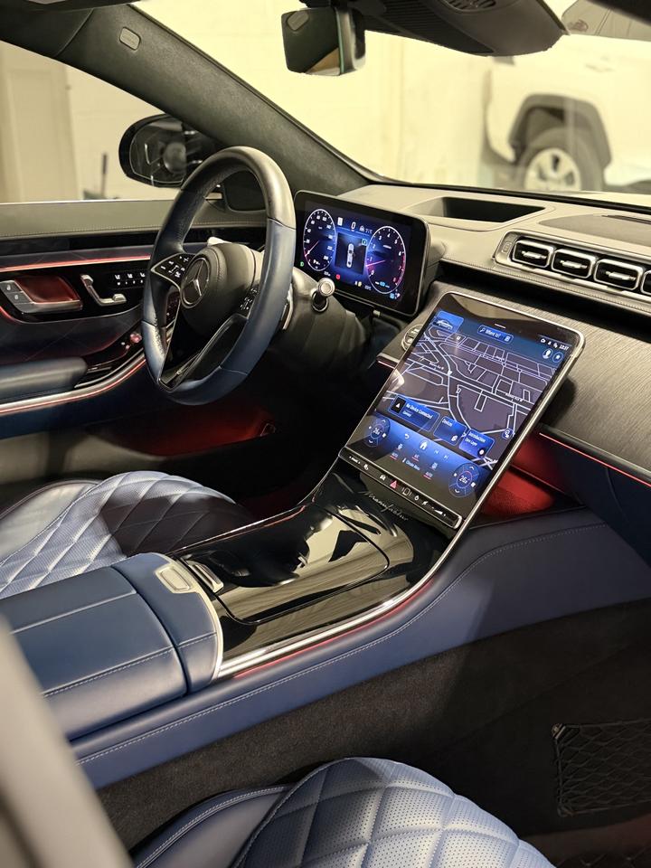 2022 Mercedes-Benz S-Class Mercades Manufaktur | Forgiato Rims | Blue INT | Photo