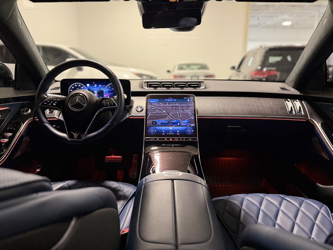 2022 Mercedes-Benz S-Class Mercades Manufaktur | Forgiato Rims | Blue INT | Photo