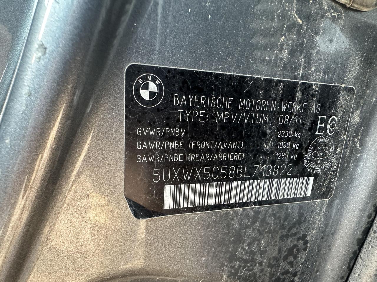 2011 BMW X3 28i, AWD, AS IS, RUNS AND DRIVES Photo