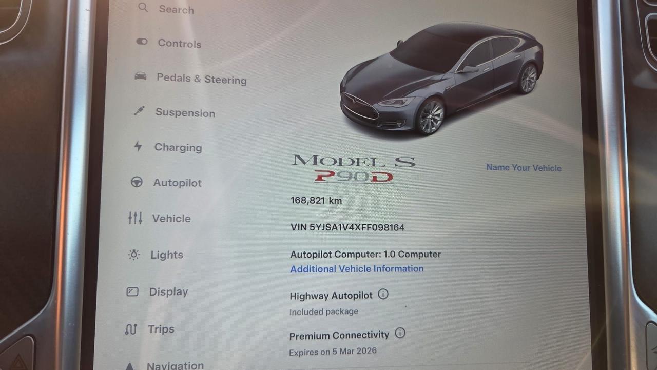 2015 Tesla Model S P90D, LUDICROUS MODE, MCU 2, 762HP, CERTIFIED Photo