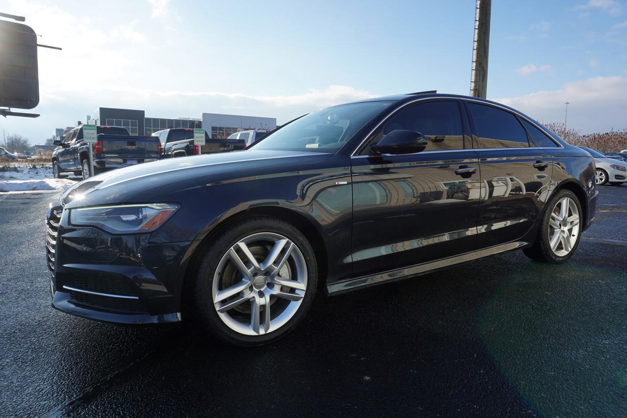 2016 Audi A6 TECH S-LINE AWD CERTIFIED NAV BLUETOOTH LEATHER HEATED SEATS SUNROOF CRUISE ALLOYS Photo2