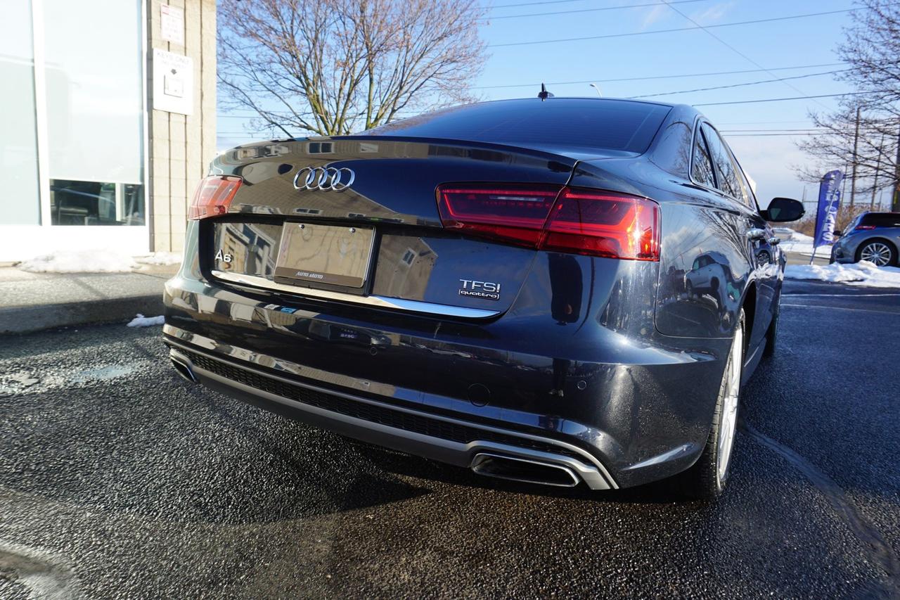 2016 Audi A6 TECH S-LINE AWD CERTIFIED NAV BLUETOOTH LEATHER HEATED SEATS SUNROOF CRUISE ALLOYS Photo