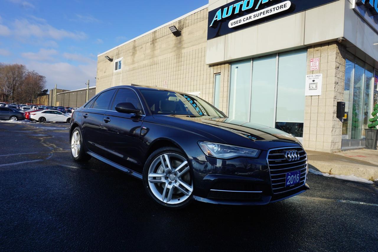 2016 Audi A6 TECH S-LINE AWD CERTIFIED NAV BLUETOOTH LEATHER HEATED SEATS SUNROOF CRUISE ALLOYS Photo
