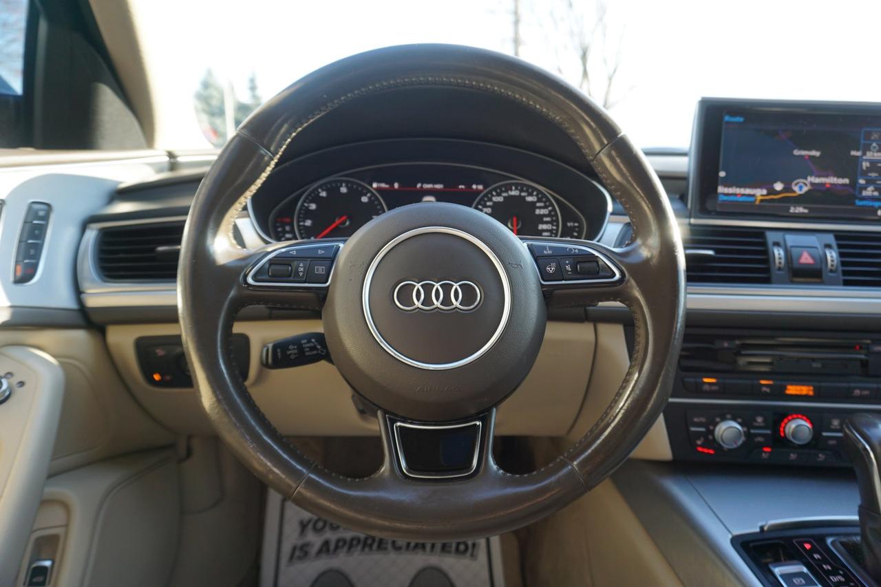 2016 Audi A6 TECH S-LINE AWD CERTIFIED NAV BLUETOOTH LEATHER HEATED SEATS SUNROOF CRUISE ALLOYS Photo