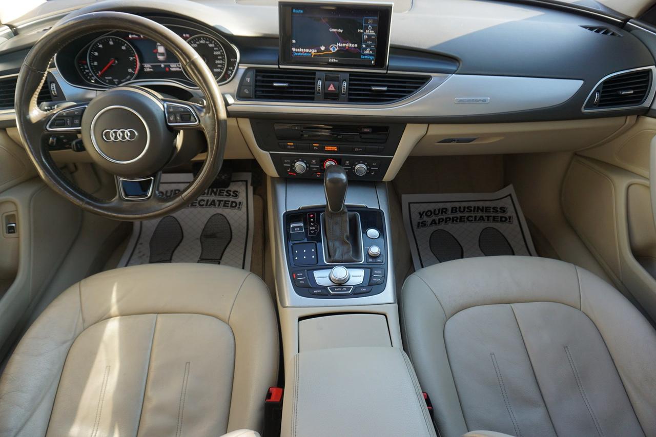2016 Audi A6 TECH S-LINE AWD CERTIFIED NAV BLUETOOTH LEATHER HEATED SEATS SUNROOF CRUISE ALLOYS Photo
