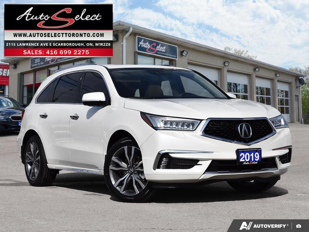 2019 Acura MDX Elite AWD - DVD Entertainment System - Clean Carfax Photo