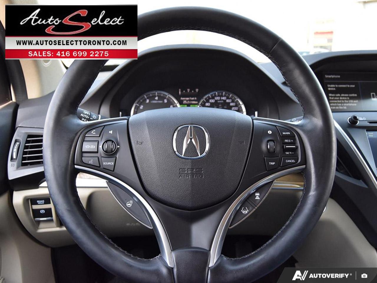 2019 Acura MDX Elite AWD - DVD Entertainment System - Clean Carfax Photo