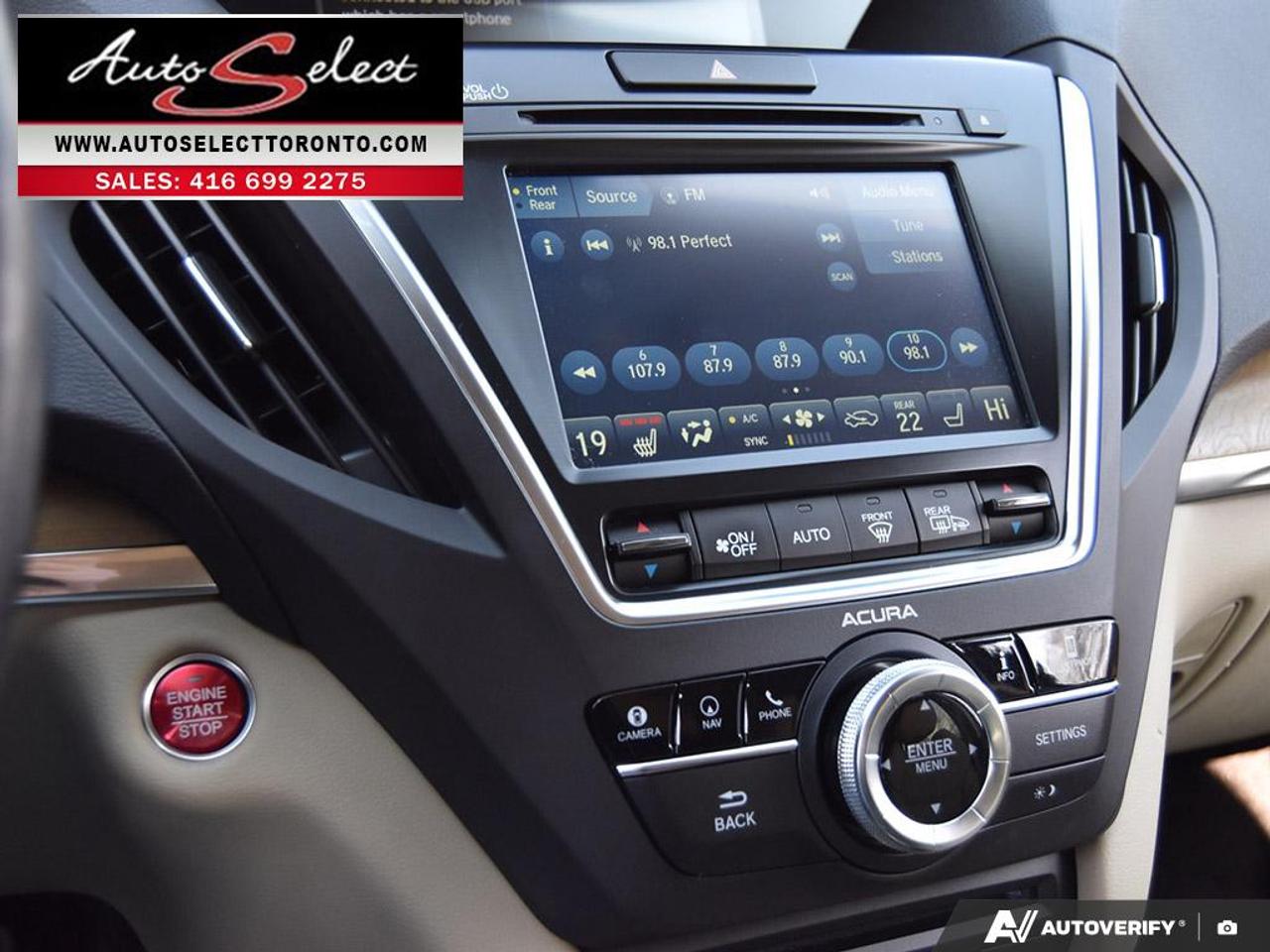 2019 Acura MDX Elite AWD - DVD Entertainment System - Clean Carfax Photo