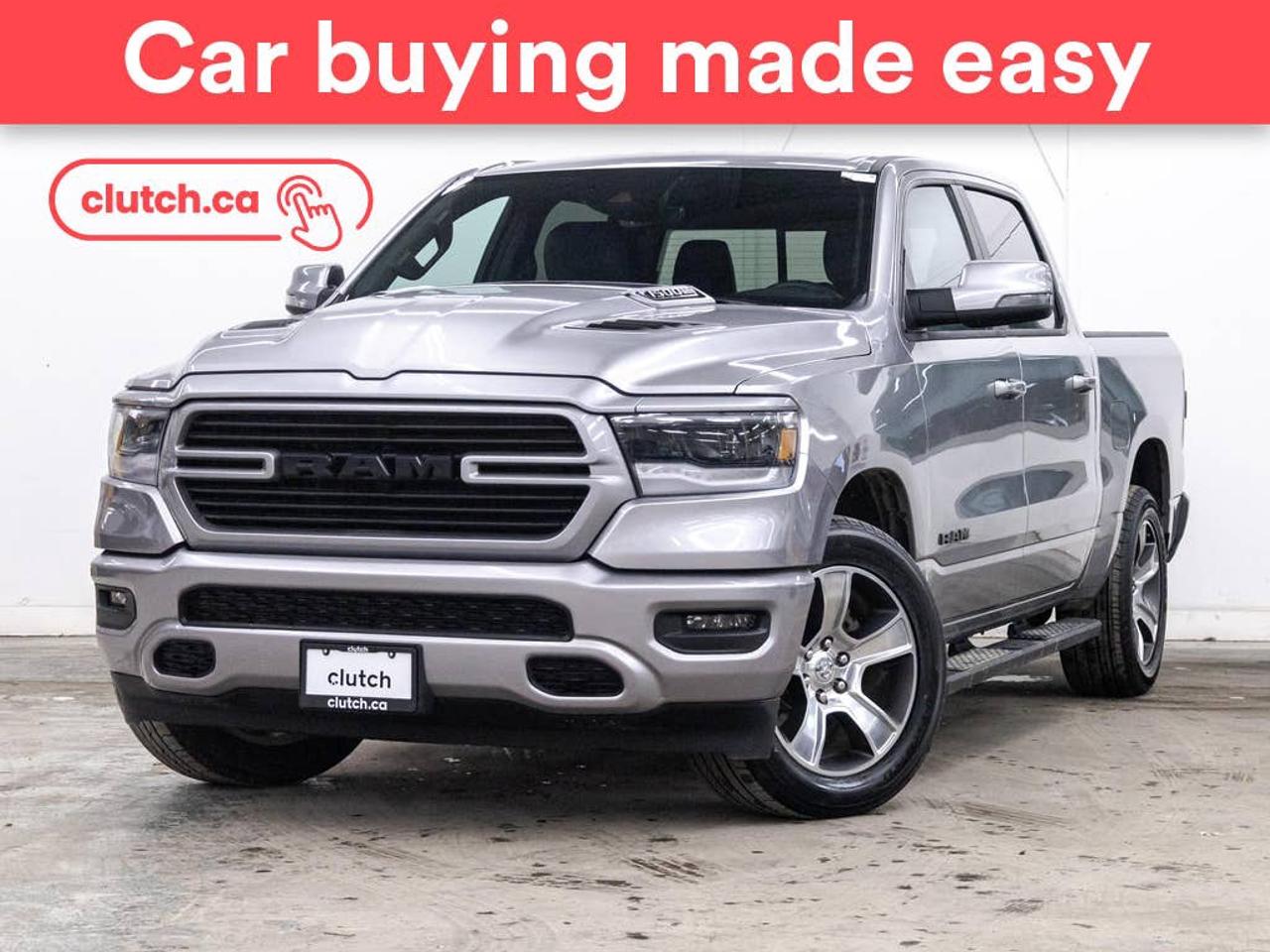 Auto Stop/Start, Electric Parking Brake, Brake Assist and more!<br> <br>Clutch is the largest online used car retailer in Canada, delivering a seamless, hassle-free car-buying experience to drivers everywhere. Shop thousands of used cars online, get the right one delivered to your door, and enjoy peace of mind with our 10-Day Money-Back Guarantee. How sweet is that? To learn more, visit clutch.ca.<br> <br>The top features for this car include:<br> <br>Rear View Camera<br>Auto Stop/Start<br>Electric Parking Brake<br>Brake Assist<br>Bed-Rail Protectors<br>Auto Dimming Rearview Mirror<br>Front Heated Seats<br>Rear Window Defroster<br>Climate Control<br>Dual Zone Front Climate Control<br>Rear Climate Vents<br>Trailer Brake Controller<br>Hill Assistance<br>Automatic High Beams<br>Power Driver Seat<br>Folding Rear Seats<br>Speed-Sensitive Volume<br>Bluetooth Music<br>Touchscreen Display<br>GPS Navigation<br>Cruise Control<br>Integrated Garage Door Opener<br>12V Outlet<br>Hands Free Device Connectivity<br>Apple CarPlay<br>Android Auto<br>USB Input<br>Keyless Entry<br>Push Button Start<br>Passive Keyless Entry<br>Power Folding Exterior Mirrors<br>Rear Seat Reminder<br>Forward Collision Mitigation<br>Heated Steering Wheel<br>One-Touch Windows<br> <br>Seamless home delivery - Delivery to your door in a matter of days. Available on select packages.<br> <br>Try it out for 10 days - If you do not like it, we will take it back. <br> <br>Quality assured - All cars go through our rigorous 210-point inspection and reconditioning process.<br> <br>Peace of mind - Warranty and protection plans available.<br> <br>Haggle-free - No haggling or hard sells.<br> <br>100% Transparency - Full inspection reports on every car, including high-res photography and a free Carfax report.<br> <br>Listed price is for cash purchase only and does not include taxes, Shipping Fees (if applicable), Delivery Fees (if applicable), government licensing fees.<br> <br>Previous Provincial Registrations:<br>Ontario<br> <br>Stock # 90243